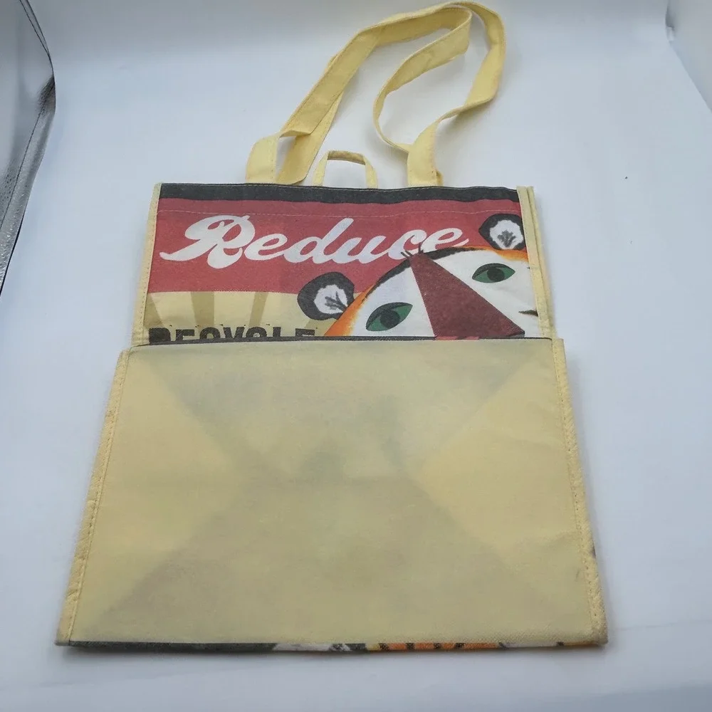 Kellogg's Tony‎ the Tiger Tote Bag Unisex OS Yellow Recycle Reuse Cereal 2010